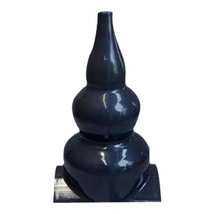 葫芦宝鼎翘脚 装饰仿古六角凉亭asa宝顶 屋脊屋顶别墅 树脂瓦配件