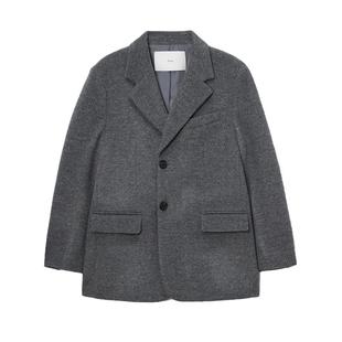Dunst【白逸帆同款】25冬季新品前襟层叠式羊毛西装夹克UDJA5D121