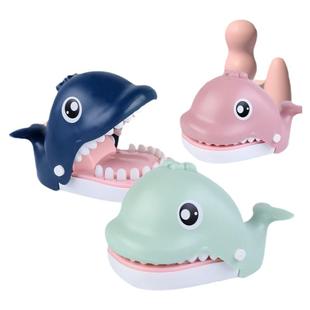 儿童狗狗小鳄鱼鲨鱼咬手指玩具软胶大嘴巴按牙齿咬人整蛊宝宝互动