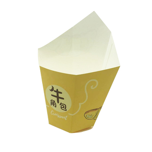 牛角包胡萝卜餐包包装袋泡芙麻薯长条面包蛋糕西点纸盒包装盒50套