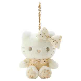日本三丽鸥正版hellokitty冬日凯蒂猫kt猫公仔玩偶毛绒包挂件挂饰