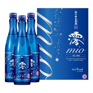 日本原装进口 松竹梅白壁藏澪MIO气泡起泡清酒300mL 低度甘口甜酒