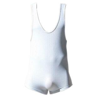 男士运动连体衣青年男生塑身人棉内裤透气骑行服健身性感运动潮流