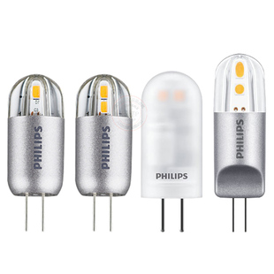 飞利浦LED灯珠 G4灯泡低压12V 1.2W/2W水晶灯光源插脚射灯小灯泡