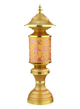 合金LED财神灯莲花供灯