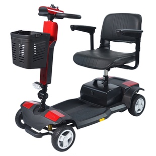 中进智行客高端老人代步车老年四轮电动轮椅车可折叠携带安全助力