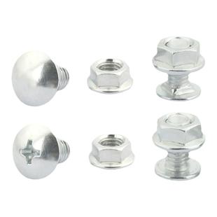 碳钢镀锌货架专用螺丝十字花角铁固定马车螺栓万能角钢置物支桥架