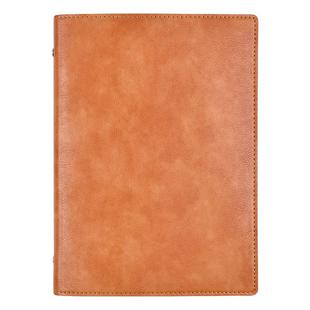 高颜值软皮面a5活页笔记本子可拆卸记事本高档商务办公用工作会议记录本B5简约大学生日记本企业定制可印logo