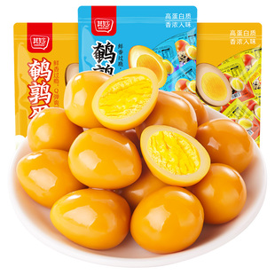 盐焗味鹌鹑蛋小包装卤蛋铁蛋解馋即食网红小零食小吃休闲食品批发