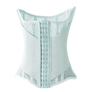 春季薄荷绿收腹带束腰塑形腰封收腰沙漏腰护腰塑腰带塑身产后托胸