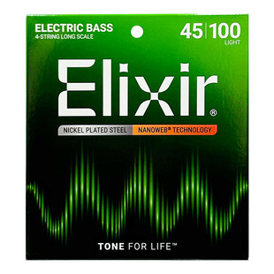 Elixir伊利克斯贝斯弦14077 14677 14202 四弦五弦Bass电贝司琴弦