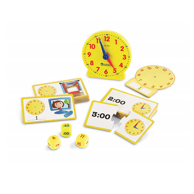 现货仿真时钟认知套装时间桌游