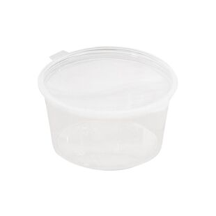 一次性酱料杯调料盒带盖百香果分装蘸料盒圆形外卖打包盒食品级