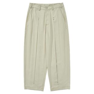 Mentmate 25SS 工字褶皱收口设计工装裤男 极简复古休闲牛仔长裤