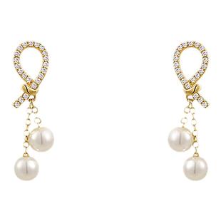 谭松韵同款珍珠小流苏耳环女2026新款爆款高级感耳钉短发耳饰气质