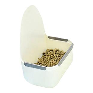 宠物喂食器兔子食盆饭碗防打翻防扒食盒荷兰猪食槽豚鼠防啃咬马卡