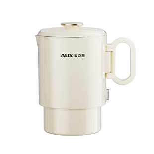 奥克斯折叠烧水壶便携式旅行出差新款家用不锈钢电热水壶水杯迷你
