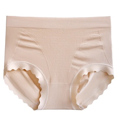 抗菌内裤女纯棉包臀蚕丝莫代尔