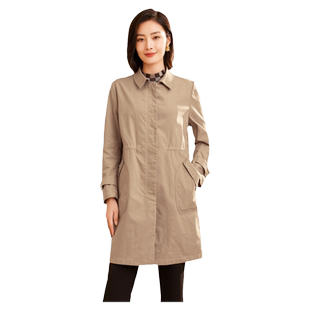 乔万尼商场同款2025新品秋女风衣外套束腰显瘦气质高级感ET3A658