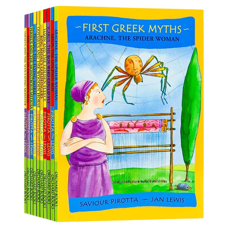 希腊神话故事系列10册 英文原版桥梁书 First Greek Myths Series 10 Books 7-12岁儿童课外阅读希腊文明历史文化发展科普 平装