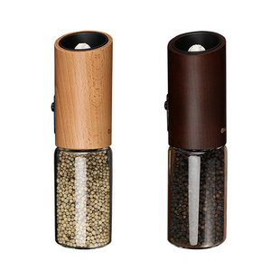 德国电动黑胡椒粒研磨神器家用花椒海盐孜然芝麻现磨粉白调料罐瓶