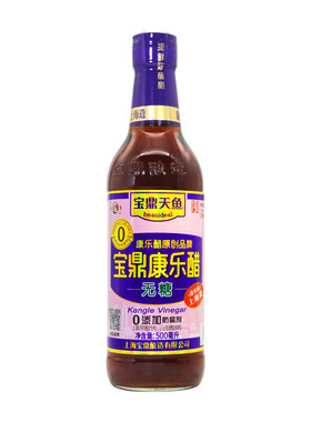 宝鼎天鱼无糖康乐醋500ml整箱