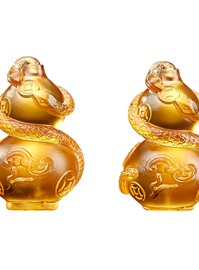 易明居淘运阁灵蛇进禄宝懿摆件