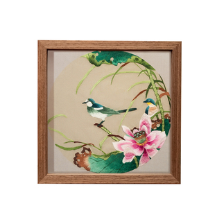 千丝画刺绣摆件非遗苏绣双面绣相框摆台中式国风简约装饰特色礼品