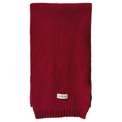 相对纶/新年搭配100%纯羊毛红色蓝色条纹时髦韩版2025新款细围巾