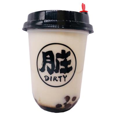 奶茶透明封口贴标签自粘不干胶