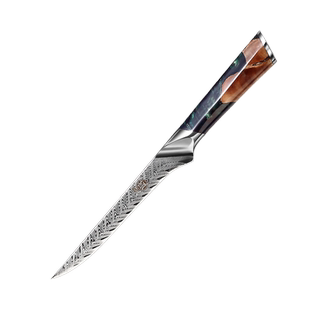 日本风刀具专业分割剔骨刀大马士革钢刀具屠宰用刀剔羊肉刀片刀