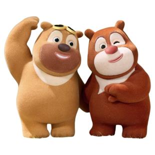 现货熊出没熊大熊二盲盒zui好的我们不孤单系列动漫手办女生礼物