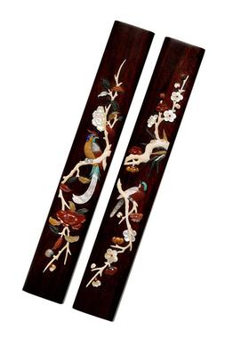 贡匠小叶紫檀喜上眉梢文房四宝