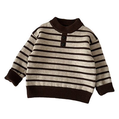 儿童加绒毛衣冬男女童2025新款