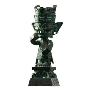 三星堆博物馆考古盲盒祈福神官文创手办摆件纪念礼品男友生日礼物