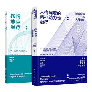 全2册 移情焦点治疗 青少年严重人格障碍的治疗+人格病理的精神动力性治疗 治疗自体及人际功能 当代理论临床实践心理精神治疗书籍