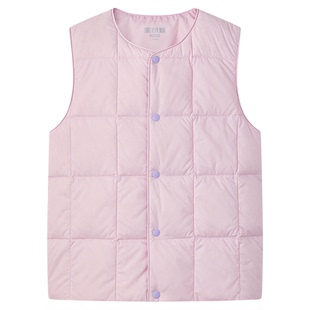 波司登儿童羽绒马甲2026春季宝宝保暖轻薄羽绒内胆中大童男女通用