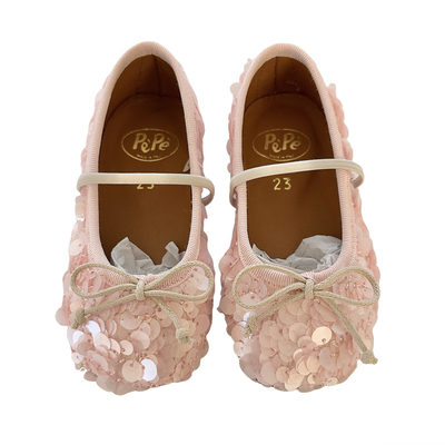 Pepe意大利手工芭蕾鞋公主鞋皮鞋