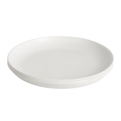 一次性塑料盘子稻壳盘圆形菜碟