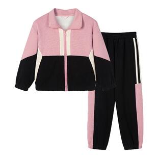 富罗迷女童套装儿童装秋冬新款好看帅气时髦洋气小女孩运动两件套