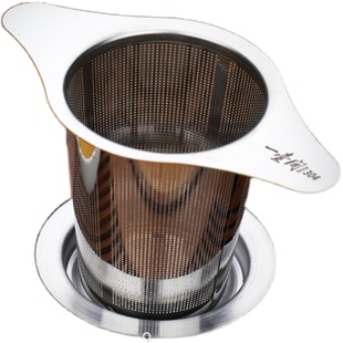 茶漏茶叶过滤器滤茶泡茶神器茶隔茶滤茶杯滤网茶包不锈钢滤器杯网