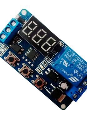 延时模块继电器粤豫触发间歇12v