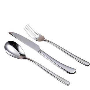 304不锈钢牛排刀叉儿童西餐甜品餐具家用餐厅西式刀叉勺三件套装