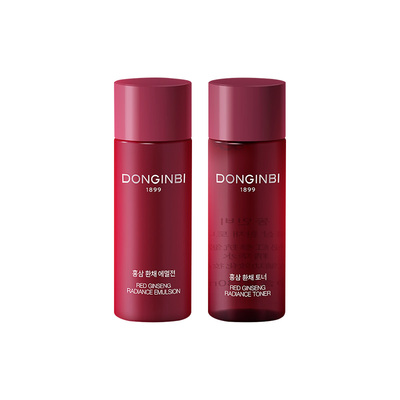 【先试后买】彤人秘红参抗皱焕采精华水+精华乳-返20元回购券