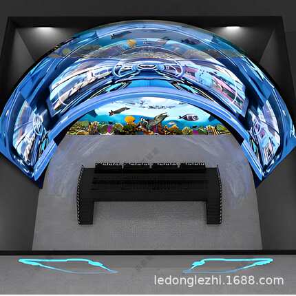 裸眼3D5D7D全息动感影院商用轨道影院球幕影院沉浸式环幕飞行影院