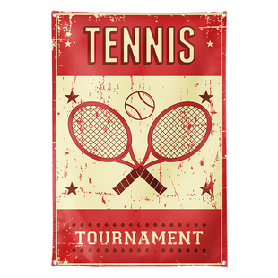 潮流网球馆ins氛围墙饰背景布学生宿舍寝室网球比赛装饰挂布墙布