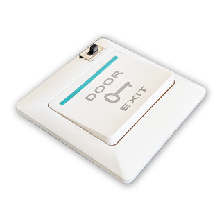 长开和点动一体式开门按钮常开自复位可切换86型通用按压门禁开关