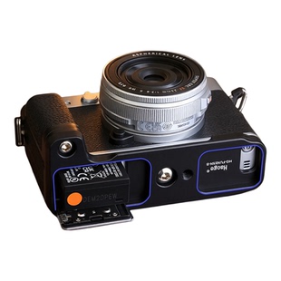 【真皮】号歌XE5相机手柄适用于富士xe5手握把快装板FUJIFILM X-E5微单相机L型竖拍板真皮手柄配件