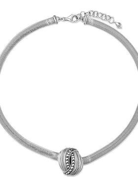 曼古银925银女好看的项链