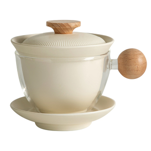 叁旬 清饮泡茶杯创意茶水分离陶瓷杯女士办公室高颜值咖啡杯杯子